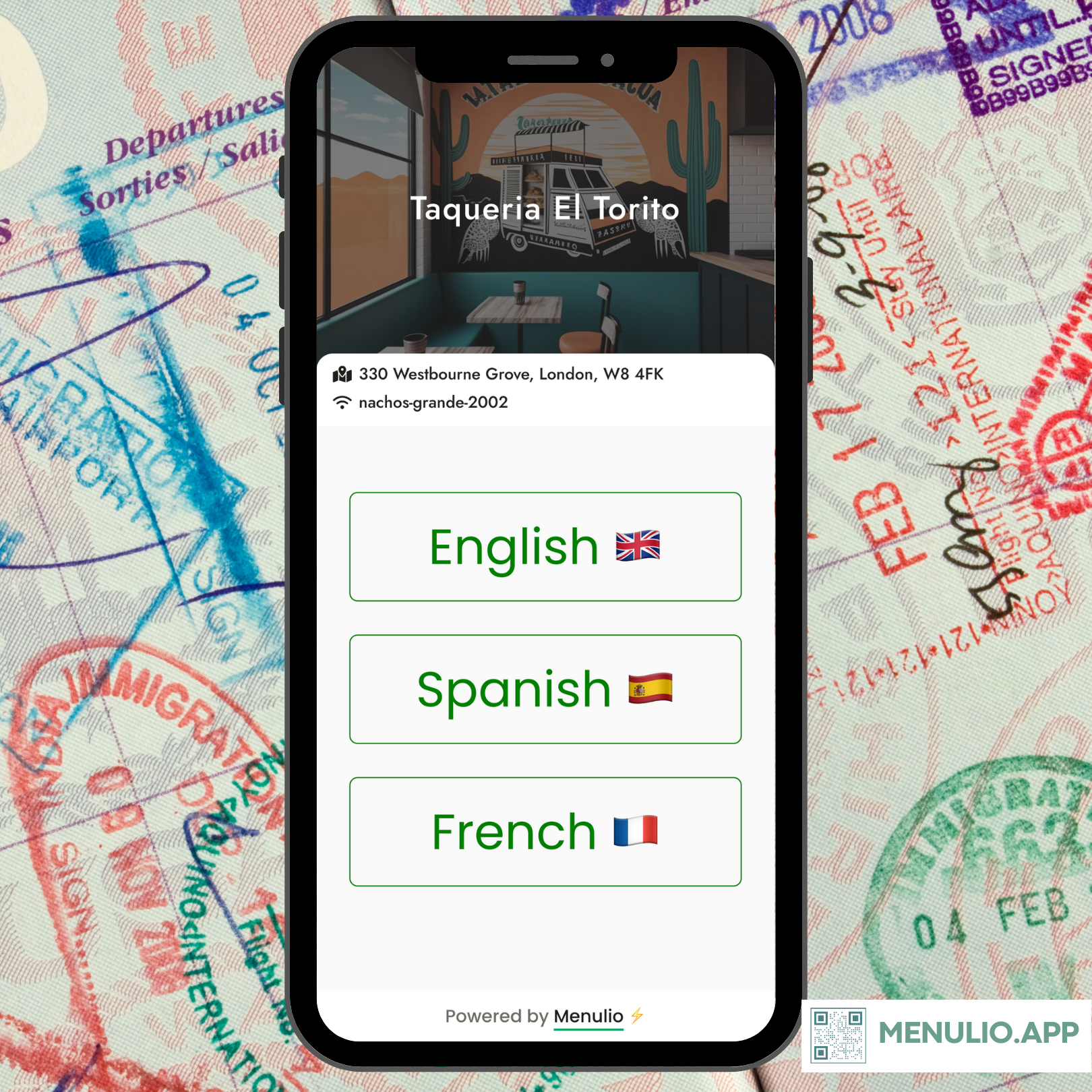 Menulio multilingual menu translation settings